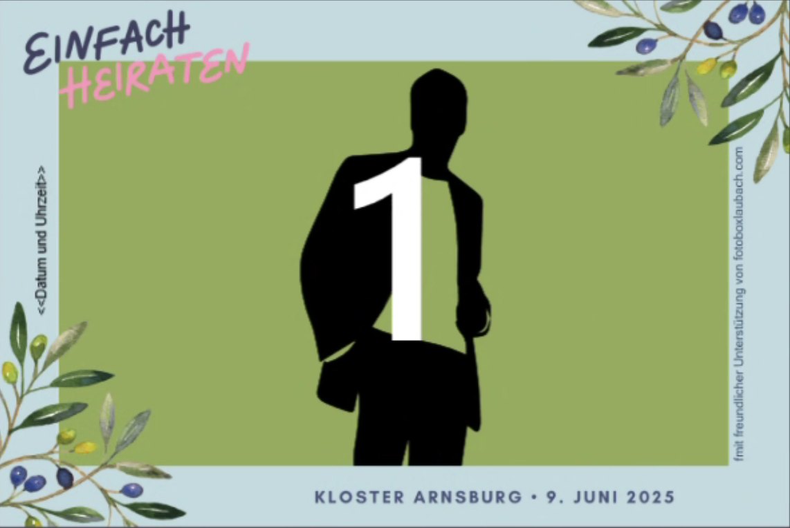 Beispiel-Layout 1 Bild der Fotobox Laubach